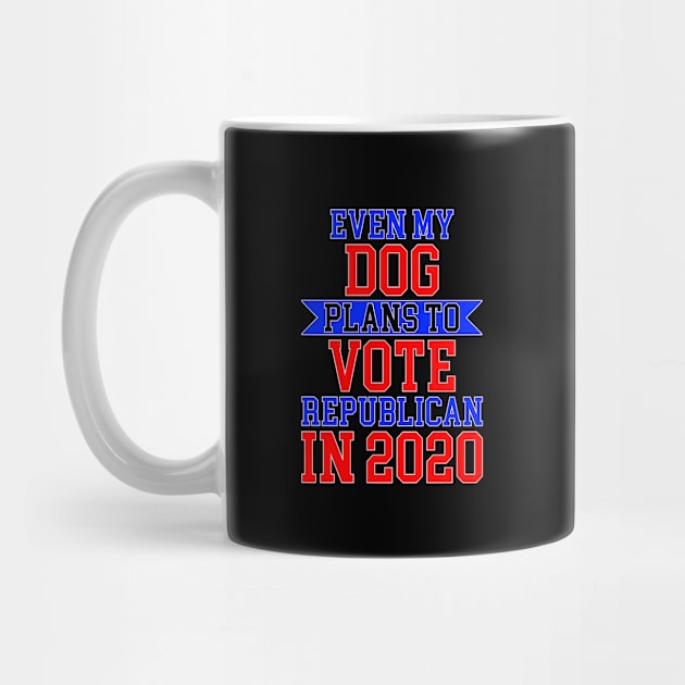 Election 2020 Funny Vote Red Republican Presidential Gift by lateefo